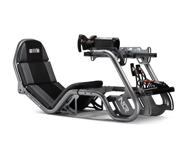 Next Level Racing F-GT Pro Formula and GT Racing Simulator Cockpit, Grey Edition NLR-R002