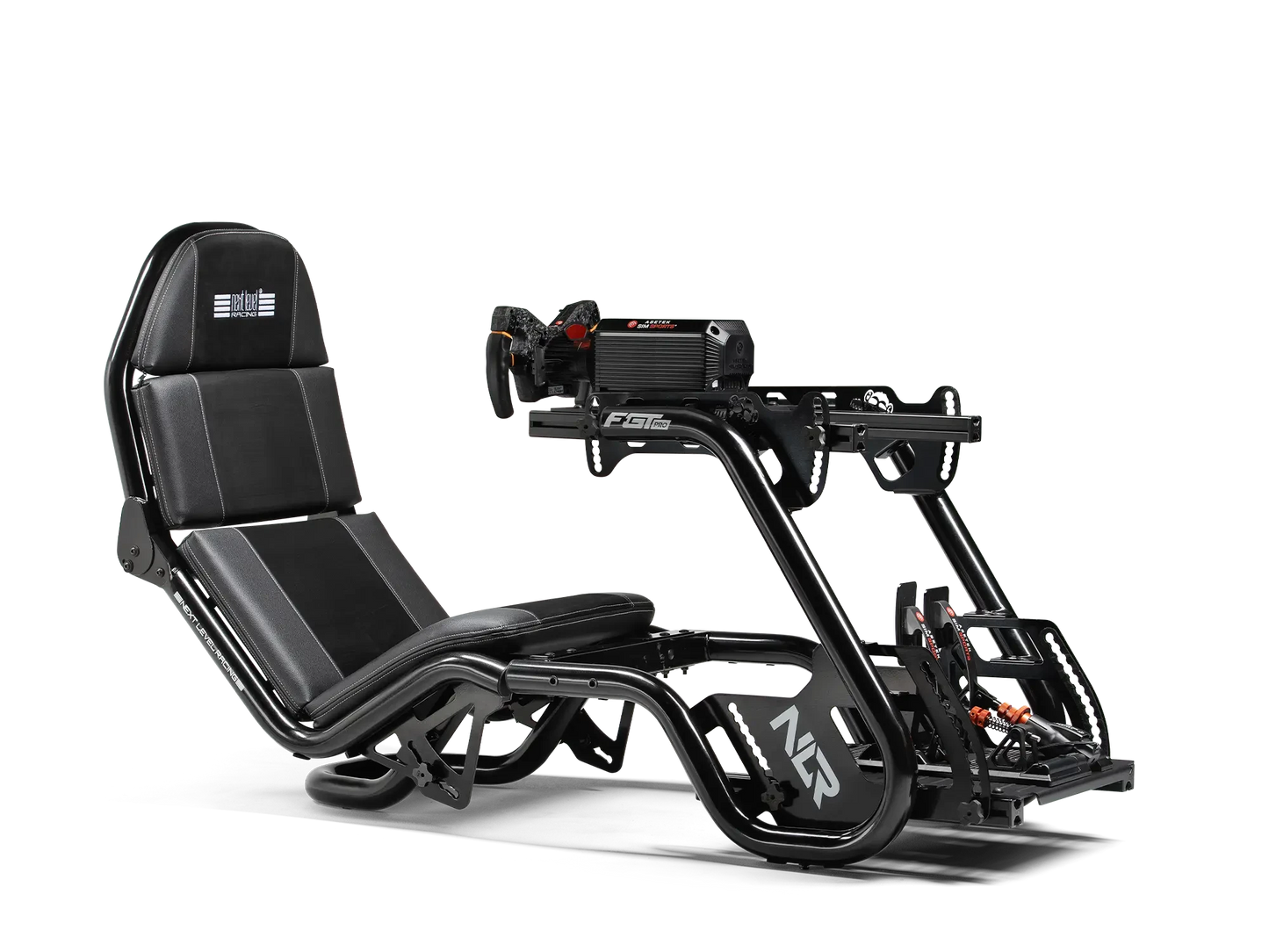 Next Level Racing F-GT Pro Formula and GT Racing Simulator Cockpit - Black Edition (NLR-R003)