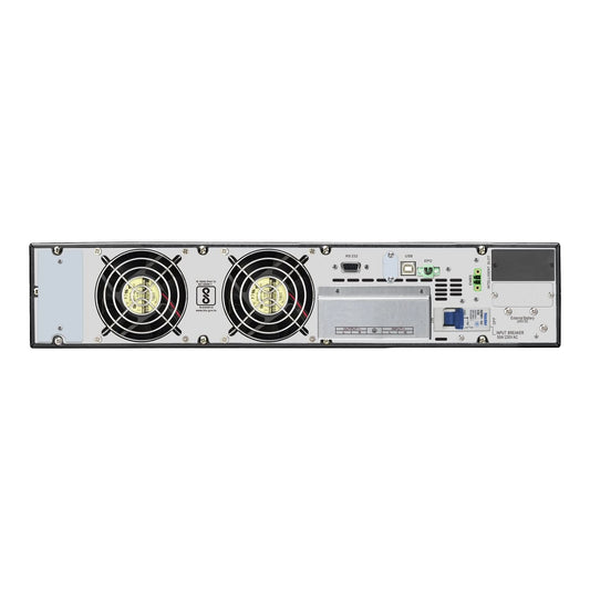 APC Easy UPS On-Line SRV5KRIL-IN - 5kVA/5kW | 230V | Hard wire 3-wire(1P+N+E) Outlet | Rackmount 5U | Intelligent Card Slot | Visual LCD and Audible Alarms | Extended Runtime, W/o Rail Kit | 2 years Warranty