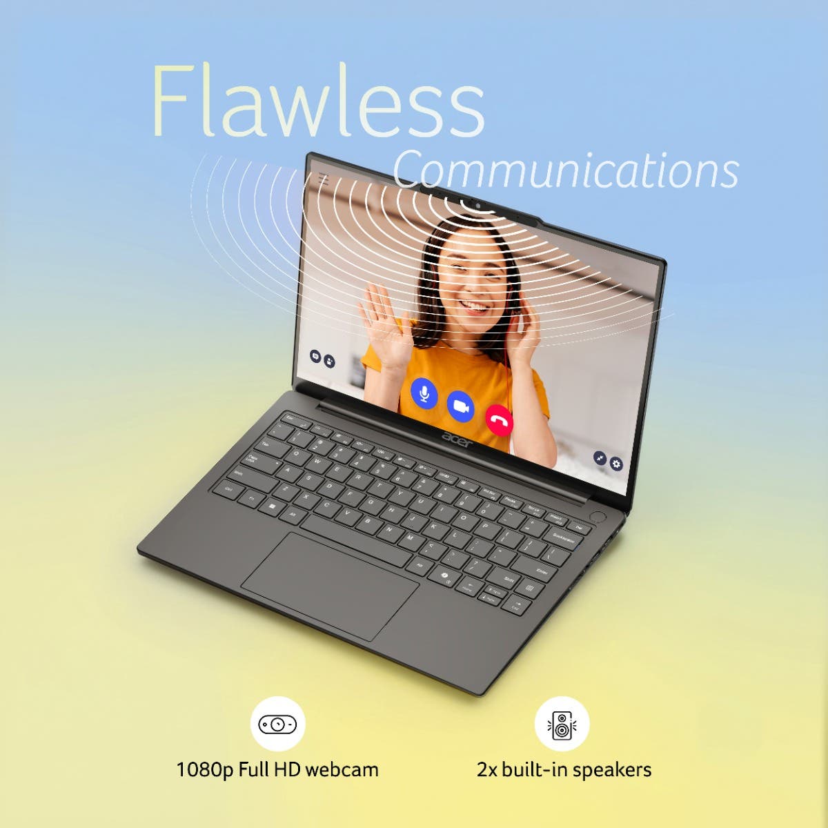 Acer Swift Neo UN.37QSI.006, Intel Core Ultra 5 125H, 16GB RAM, 512GB SSD, 14 inch, Windows 11 Home, MS Office, 1.25 kg, Steel Gray