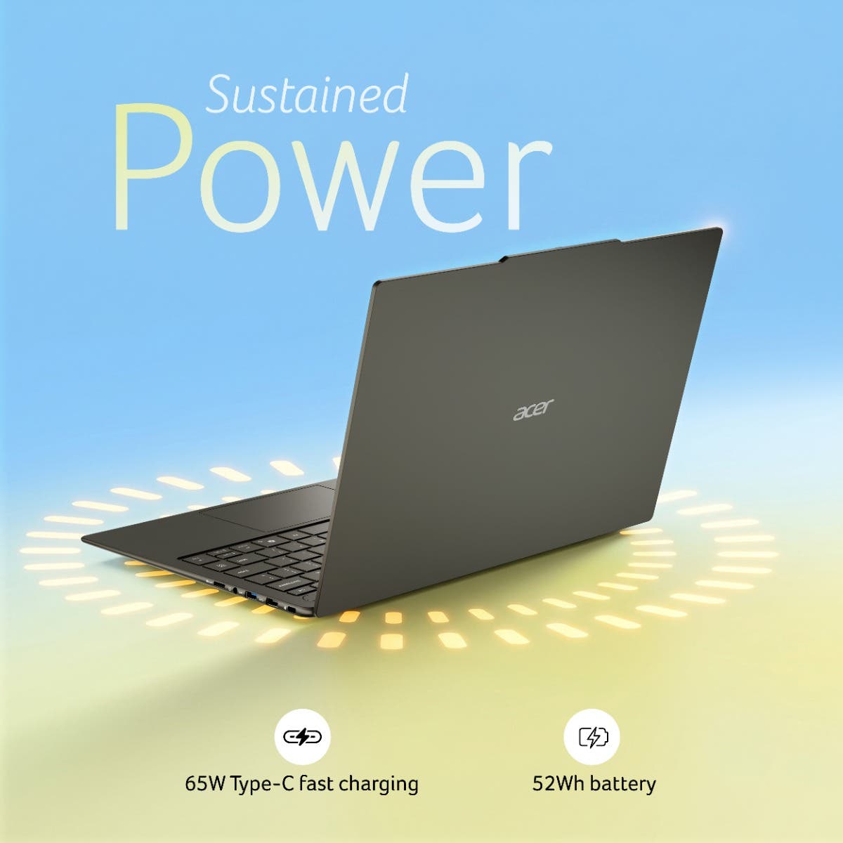 Acer Swift Neo UN.37QSI.006, Intel Core Ultra 5 125H, 16GB RAM, 512GB SSD, 14 inch, Windows 11 Home, MS Office, 1.25 kg, Steel Gray