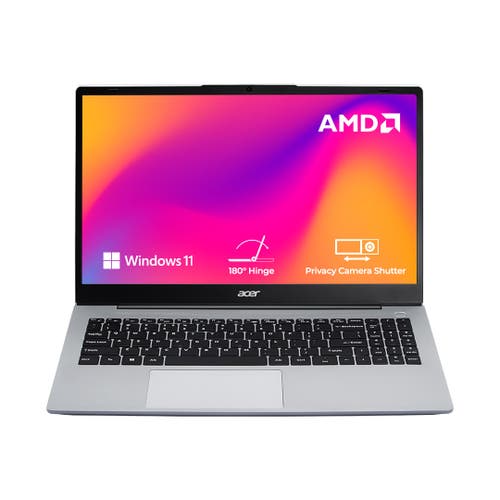 Acer Aspire 15, AMD Ryzen R7 7730U processor, 16 GB RAM, 512GB SSD, Full HD IPS, 15.6"/39.62 cm, Windows 11 Home, Pure Silver, 1.79 kg, AS15-42, Backlit keyboard, Thin and Light Laptop