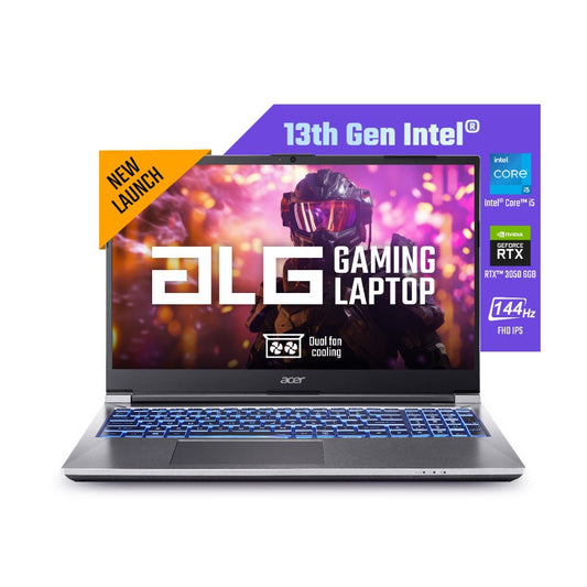 ACER ALG , GAMING LAPTOP, INTEL CORE I5- 13TH GEN 13500H PROCESSOR, 16 GB RAM, 512 GB, FHD, 15.6"/39.62 CM, WINDOWS 11 HOME, STEEL GRAY, 1.99 KG, AL15G-53 UN.U2JSI.004