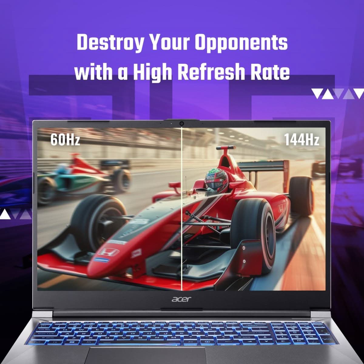 Acer ALG UN.34LSI.014, Intel Core 7-240H, RTX 3050-6GB GDDR6, 16 GB RAM, 512 GB SSD, FHD 15.6 inches 144Hz, Windows 11 Home plus MS Office, Titanium Gray, 1.99kg, AL15G-53