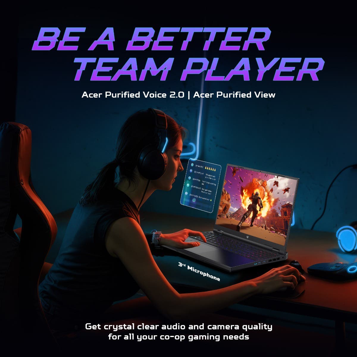 ACER PREDATOR HELIOS NEO 16, GAMING LAPTOP, INTEL CORE I7 14TH GEN- 14700HX PROCESSOR, NVIDIA GEFORCE RTX 4050 - 6 GB GDDR6(16 GB RAM/1 TB GB SSD) WUXGA IPS DISPLAY , 16"/ 40.6 CM, 165 HZ, WIN 11 HOME, ABYSSAL BLACK, 2.8 KG, PHN16-72, BACKLIGHT KEYBOARD