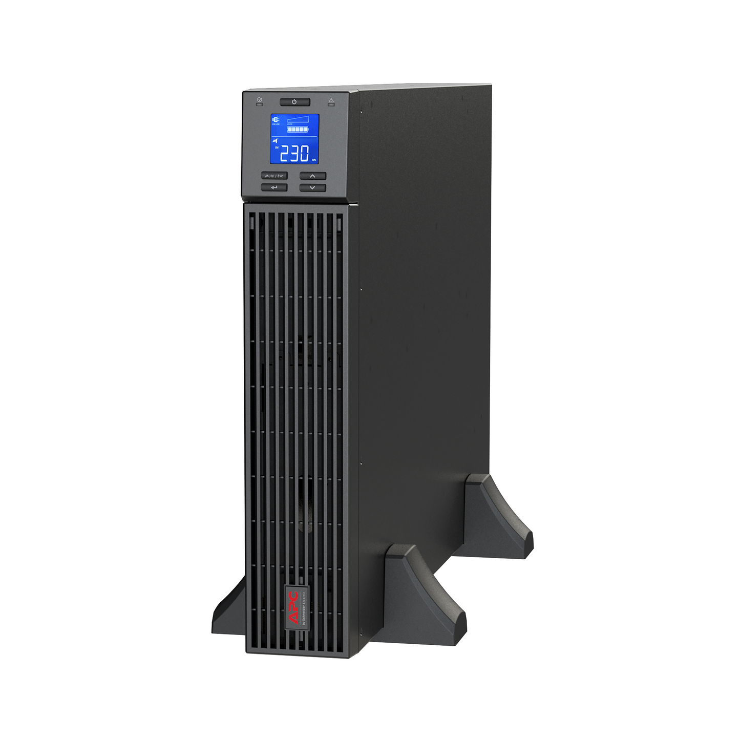 APC Easy UPS On-Line SRV3KUXI-IN - 3000VA/ 2400W | 230V | 3 India 3-pin 6A + 1x Hard wire 3-wire(1P+N+E) Outlets | Rackmount 2U | Intelligent Card Slot | Visual LCD and Audible Alarms | No battery, W/O rail kit | 2 years Warranty