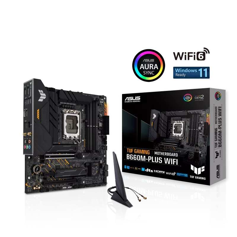 ASUS TUF GAMING B660M-PLUS WIFI INTEL LGA1700 MOTHERBOARD