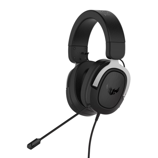 ASUS TUF Gaming H3 Headset for PC, PS4, Xbox One and Nintendo Switch, Silver
