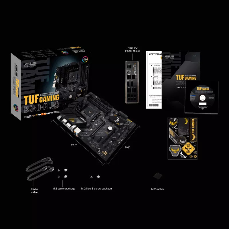 ASUS TUF GAMING B550 PLUS AMD AM4 MOTHERBOARD