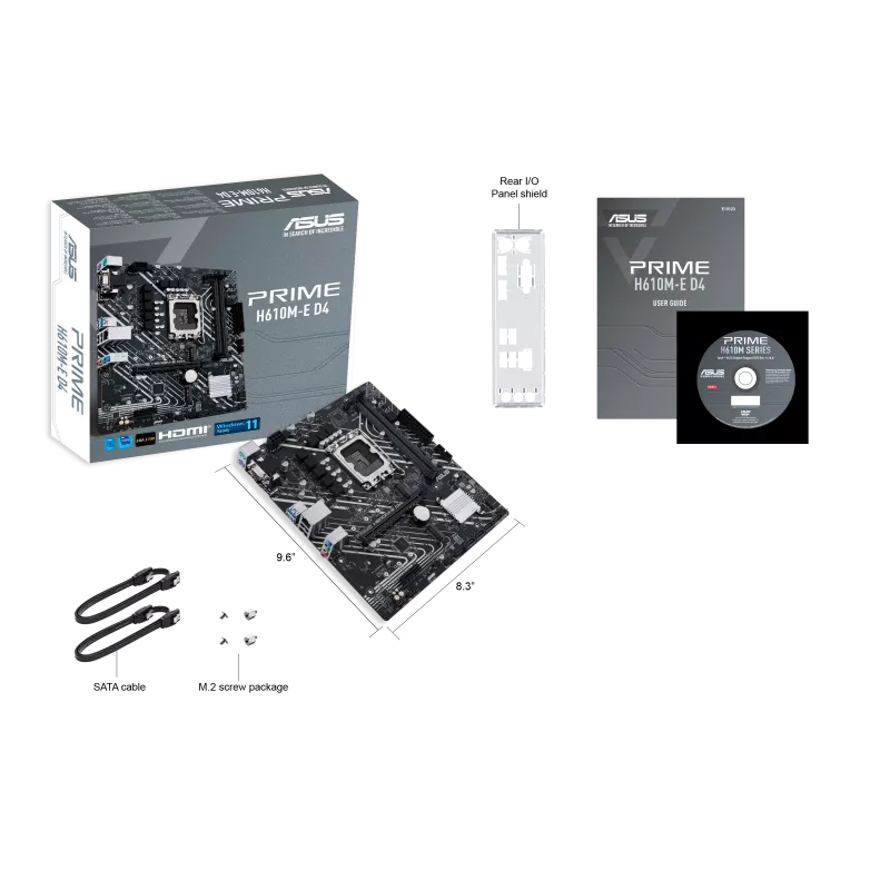 ASUS PRIME H610M-E INTEL LGA1700 MOTHERBOARD