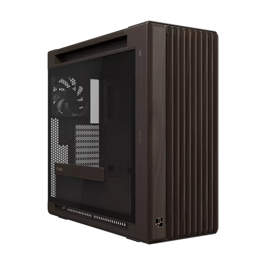 ASUS ProArt PA602 Wood Edition Retro Brown, E-ATX Mid Tower PC Case