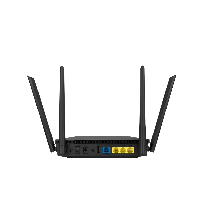 ASUS RT-AX53U AX1800 Dual Band WiFi 6 Router, 1800Mbps, 4 Antennas, Gigabit LAN, USB 2.0