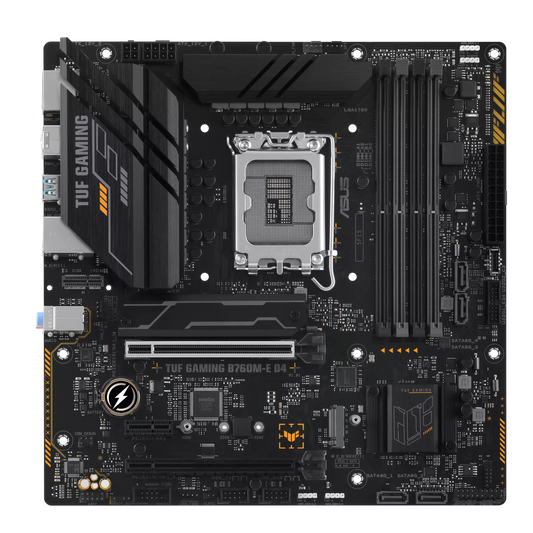 ASUS TUF GAMING B760M-E D4 DDR4 MOTHERBOARD