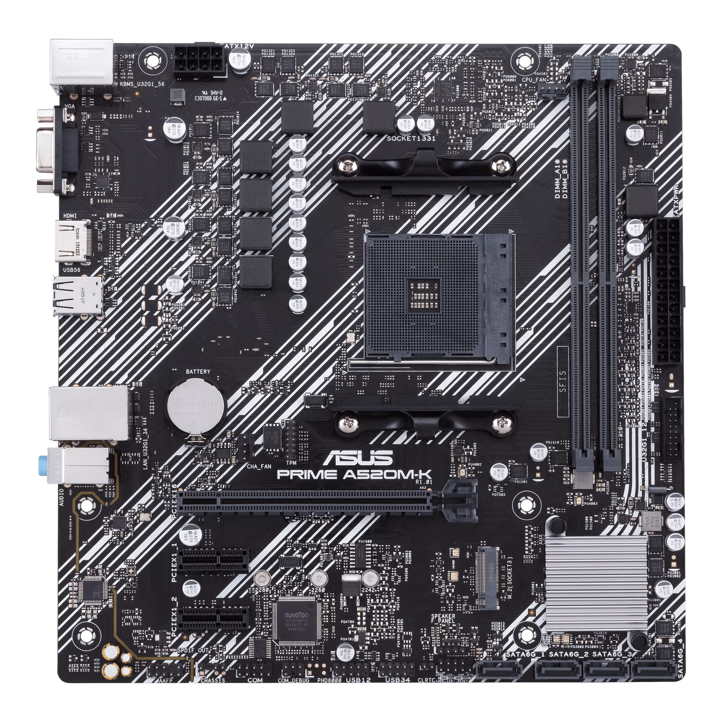 ASUS PRIME A520M-K/CSM AM4 DDR4 MOTHERBOARD