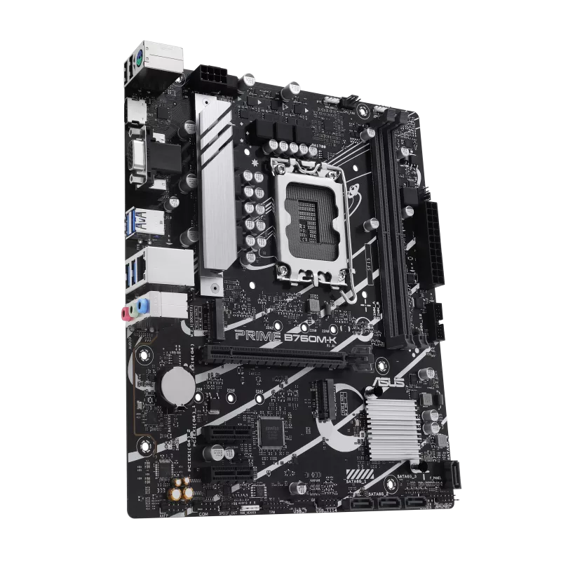 ASUS Prime B760M-K, an Intel B760 LGA 1700 mATX Motherboard