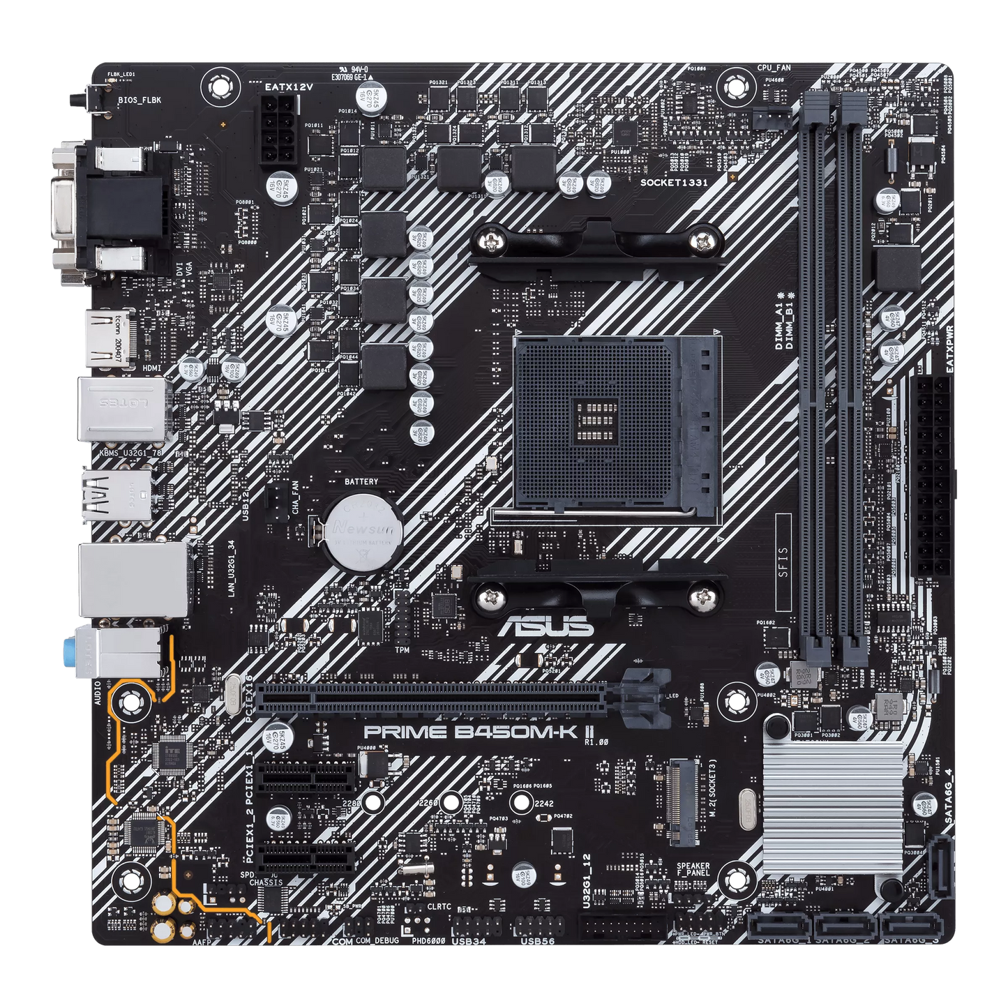ASUS PRIME B450M-K II MOTHERBOARD