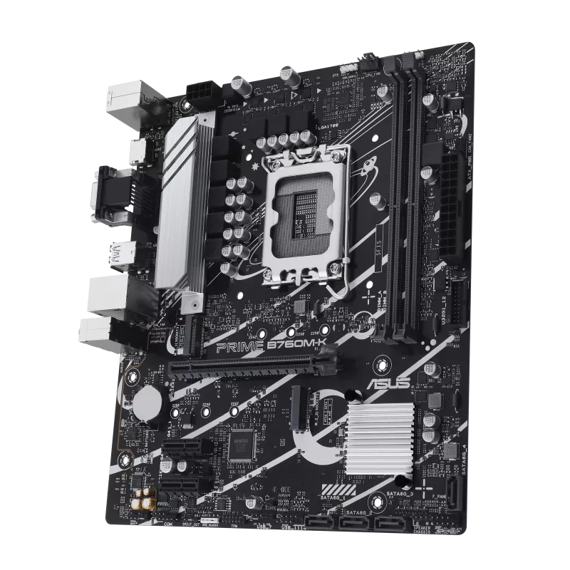 ASUS Prime B760M-K, an Intel B760 LGA 1700 mATX Motherboard