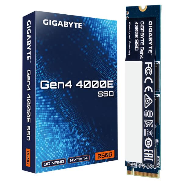 Gigabyte 4000E 250GB M.2 NVMe Gen4 Internal SSD