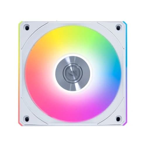 Lian Li UNI Fan CL Wireless RGB 120mm Reverse Blade White Cabinet Fan, Triple Pack