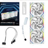 LIAN LI UNI FAN SL120 WIRELESS 3 PACK WHITE G99.12SL1W3W.IN