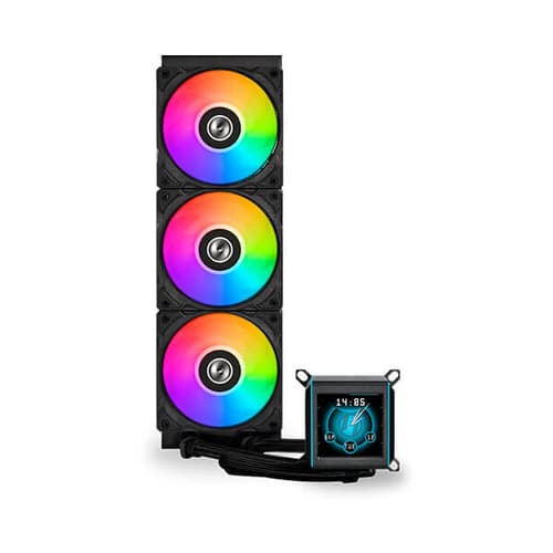 LIAN LI GALAHAD II LCD CPU LIQUID COOLER - BLACK, 360MM, ARGB FAN G89.GA2ALCD36B.IN