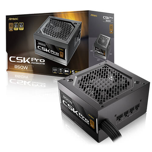 ANTEC CSK850 PRO ATX 3.1 80 PLUS BRONZE SEMI-MODULAR SMPS