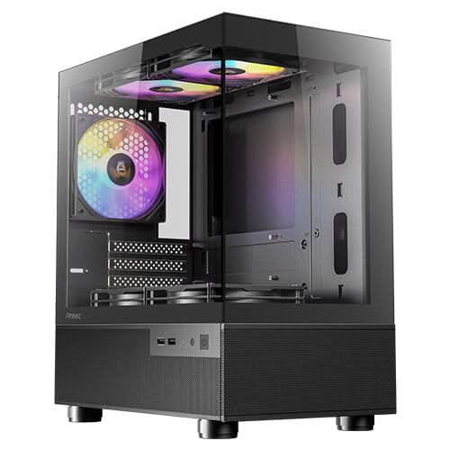 ANTEC CX200M RGB ELITE (M-ATX) MINI TOWER CABINET (BLACK)