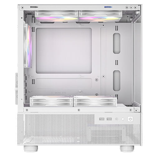 ANTEC CX200M RGB ELITE (M-ATX) MINI TOWER CABINET (WHITE)