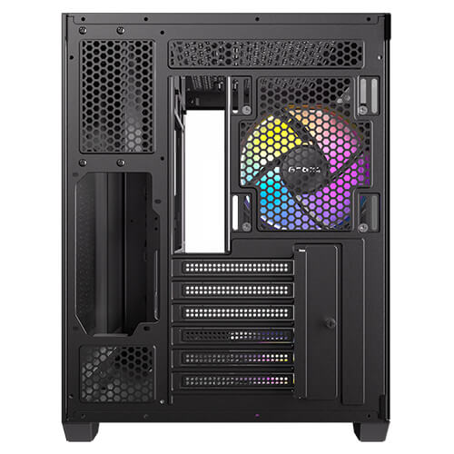 Antec CX800 Wood ARGB Mid Tower Tempered Glass PC Gaming Case (Black)