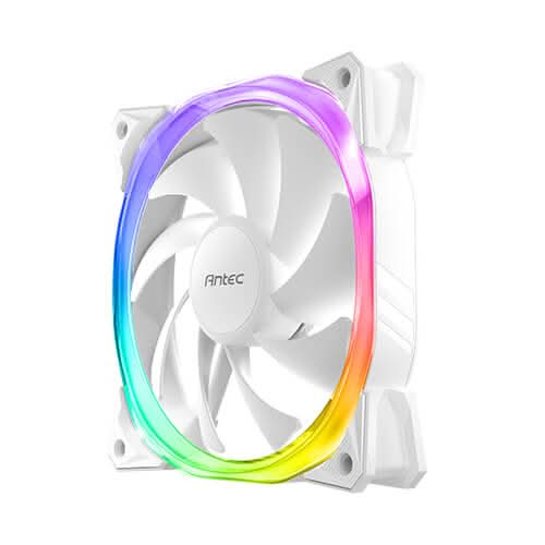 ANTEC FUSION 120 ARGB WHITE - 120MM ARGB CABINET FAN (SINGLE PACK)