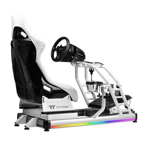 Thermaltake GR500 Racing Simulator Cockpit Snow white, GSC-R50-CPASWH-01