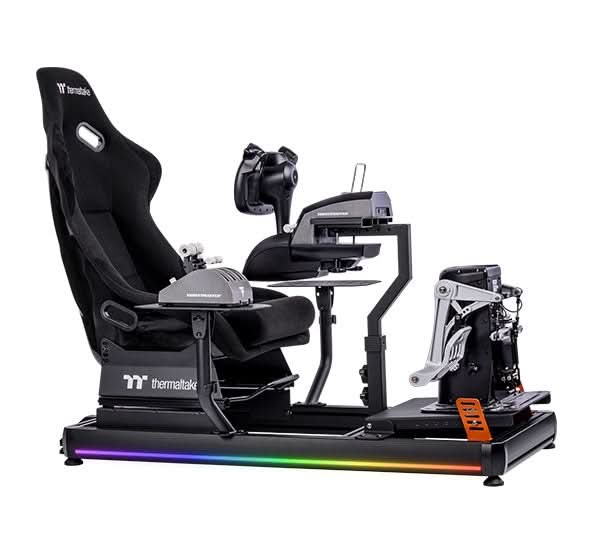 Thermaltake Gaming GF500 Flight Simulator Cockpit, Black