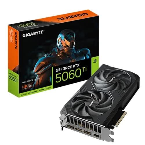 Gigabyte RTX 5060 Ti Windforce OC 16GB GDDR7 Graphics Card