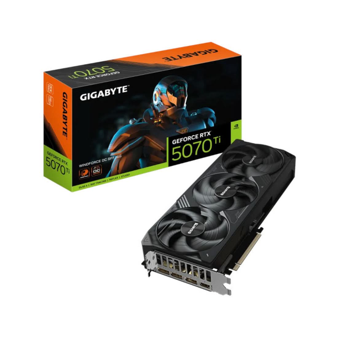 GIGABYTE RTX 5070 TI SFF WINDFORCE OC 16GB GRAPHIC CARD