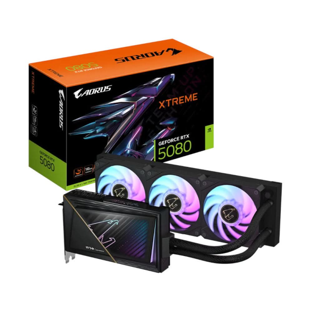 Gigabyte AORUS GeForce RTX 5080 Xtreme Waterforce 16GB GDDR7