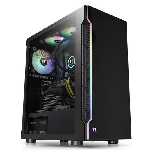 THERMALTAKE H200 TG MID-TOWER ATX CABINET BLACK