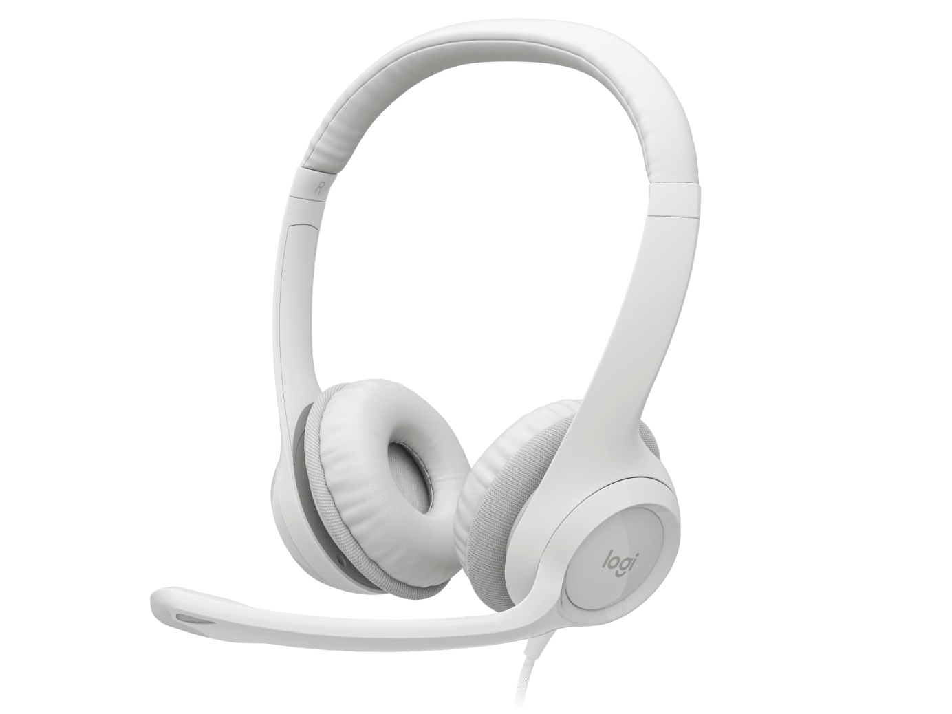 LOGITECH USB HEADSET H390 - OFF WHITE