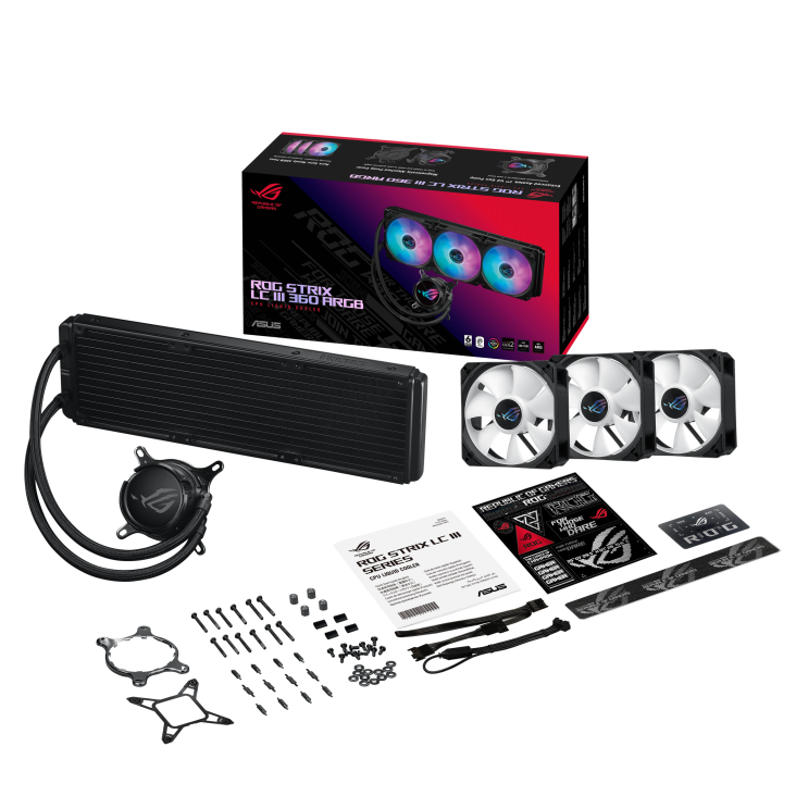 ASUS ROG STRIX LC III 360 ARGB 360MM CPU LIQUID COOLER BLACK