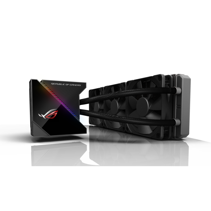 ASUS ROG RYUJIN 360 AURA SYNC RGB ALL IN ONE 360MM CPU LIQUID COOLER WITH OLED DISPLAY