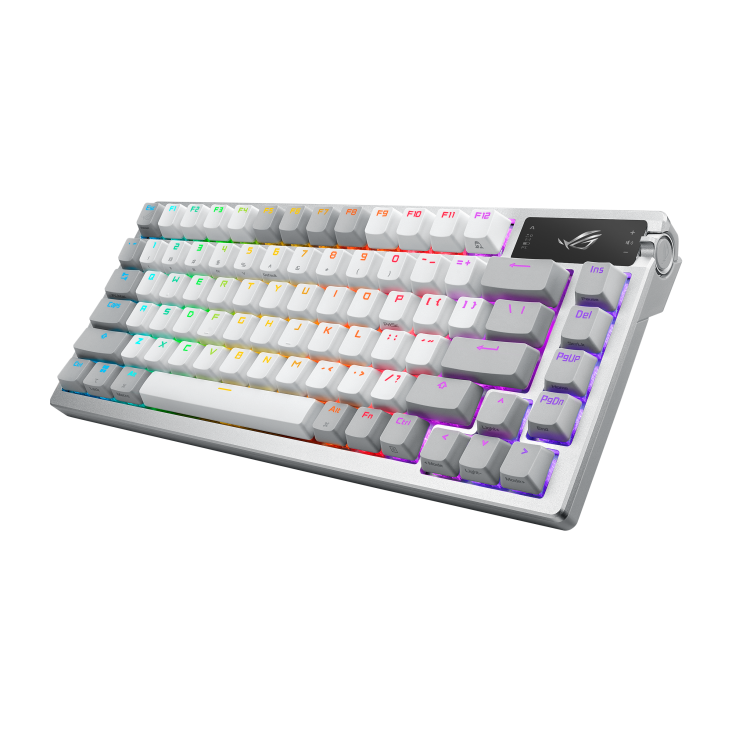 ASUS M701 ROG Azoth 75% Wireless Custom Gaming Mechanical Keyboard, White