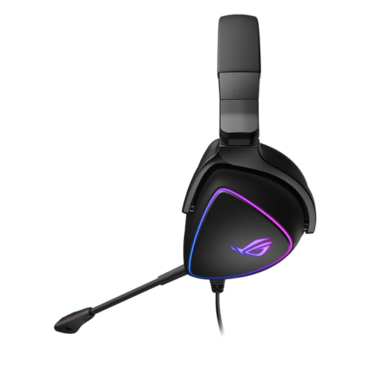 ASUS ROG Delta S Lightweight USB-C Gaming Headset with AI Noise Canceling Mic