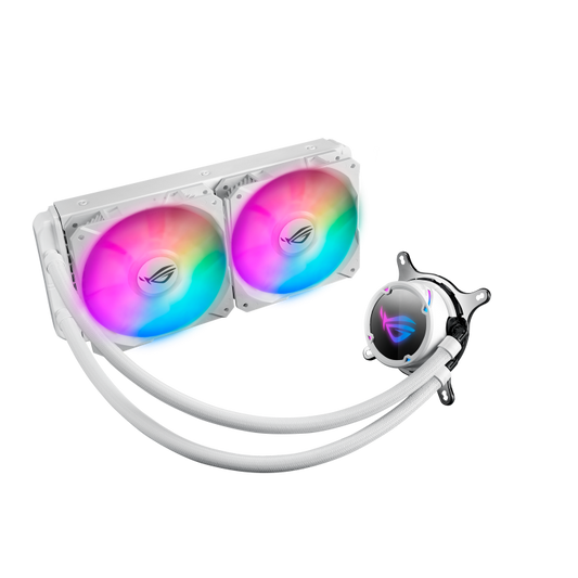 ASUS ROG STRIX LC 240 RGB WHITE AIO LIQUID CPU COOLER
