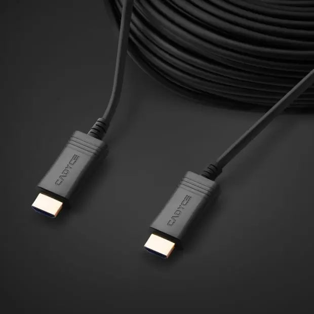 Cadyce High-Speed HDMI Fiber Cable with Ethernet (30M / 4K@60Hz / HDMI 2.0 / 3D)