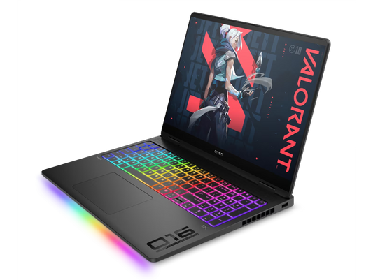 HP OMEN MAX 40.6 cm (16) Gaming Laptop 16-ah0189TX, Black Ultra 9 64 GB DDR5-5600 RAM1 TB SSD Hard Drive Windows 11 Home 40.6 cm (16) diagonal, WQXGA, 60-240 Hz, NVIDIA GeForce RTX 5090 (24 GB GDDR7)