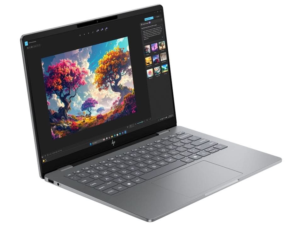 HP OmniBook 7 Laptop AI 14-FR0116TU, Intel Core Ultra 7 - 255H, Windows 11 Home, 32 GB RAM, 1 TB SSD, 14 inch, 3K OLED, 120 Hz, 1.41 kg, Silver