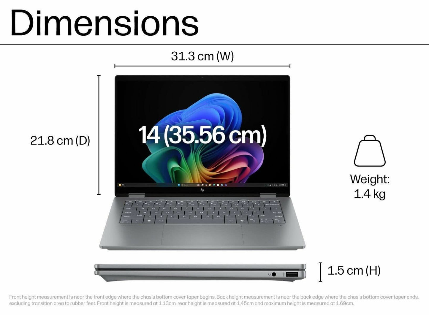 HP OMNIBOOK X FLIP 14 FM0099TU [ULTRA5-226V/16GB/1TB SSD/WIN11 HOME+MS24/14.0" TOUCH/INTEGRATED GRAPHICS/1 YEAR(S)/SILVER]