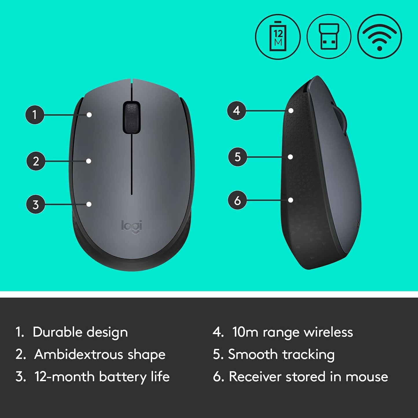 MOUSE-LOGITECH-WIRELESS-M170