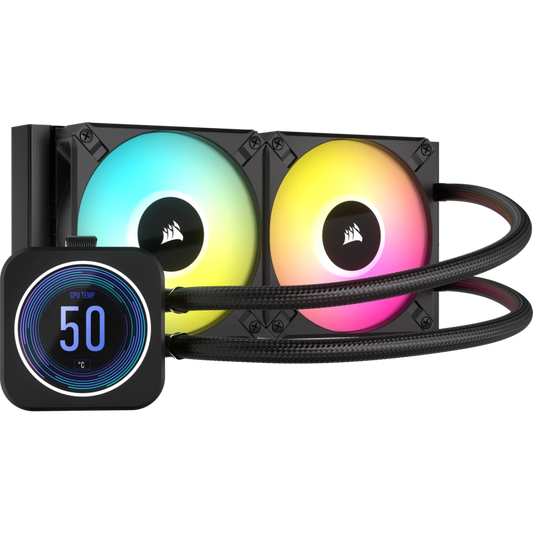 CORSAIR ICUE H100I ELITE LCD XT DISPLAY LIQUID CPU COOLER