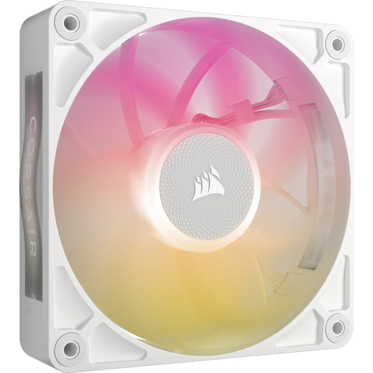 CORSAIR RX MAX RGB SERIES, ICUE LINK RX120 MAX RGB WHITE, 120MM RGB FAN, SINGLE FAN