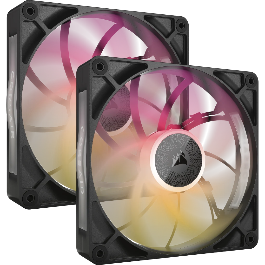 CORSAIR FAN RX RGB MAX SERIES, ICUE LINK RX140 RGB MAX, 140MM RGB FAN, DUAL FAN KIT- CO-9051036-WW